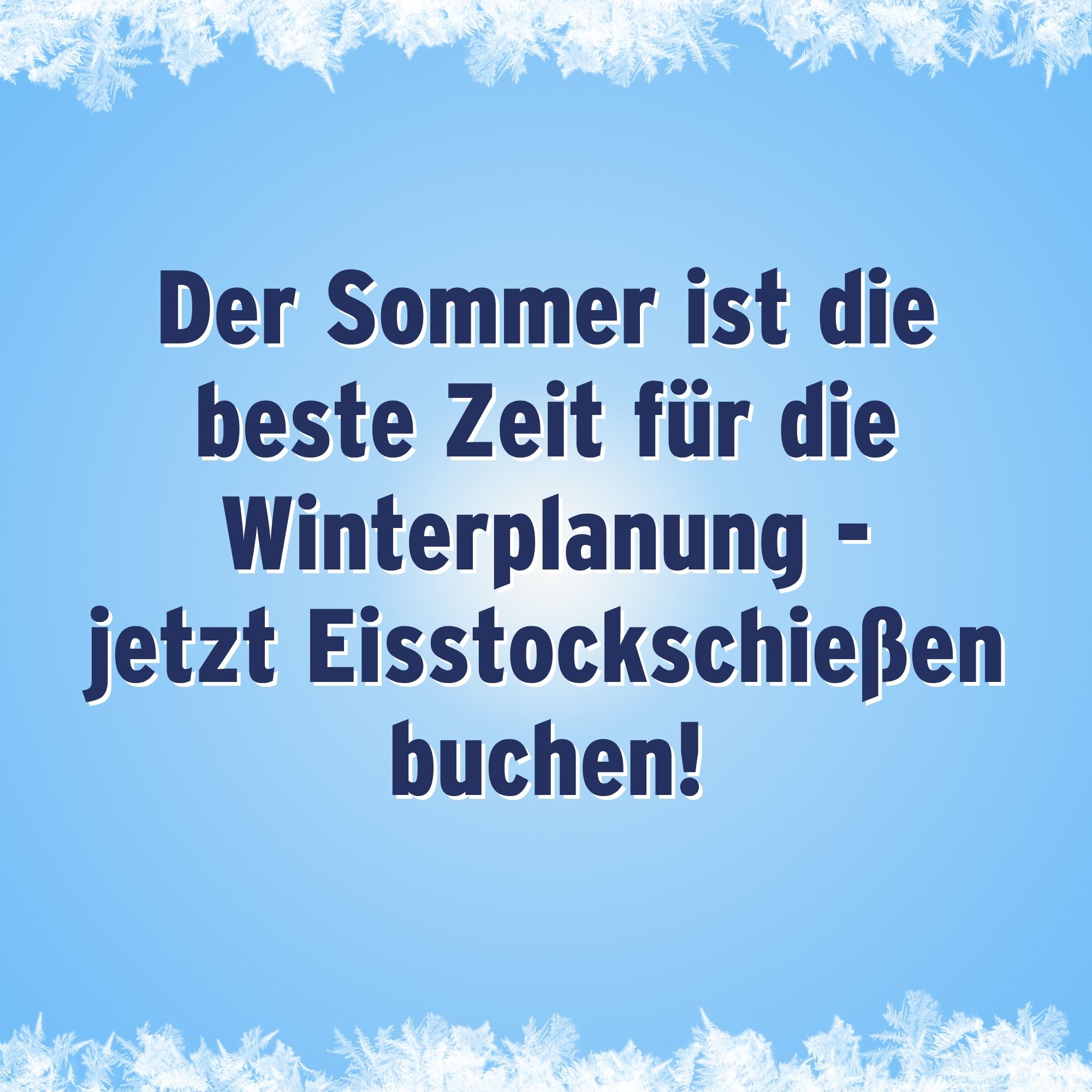 Eisstockschießen