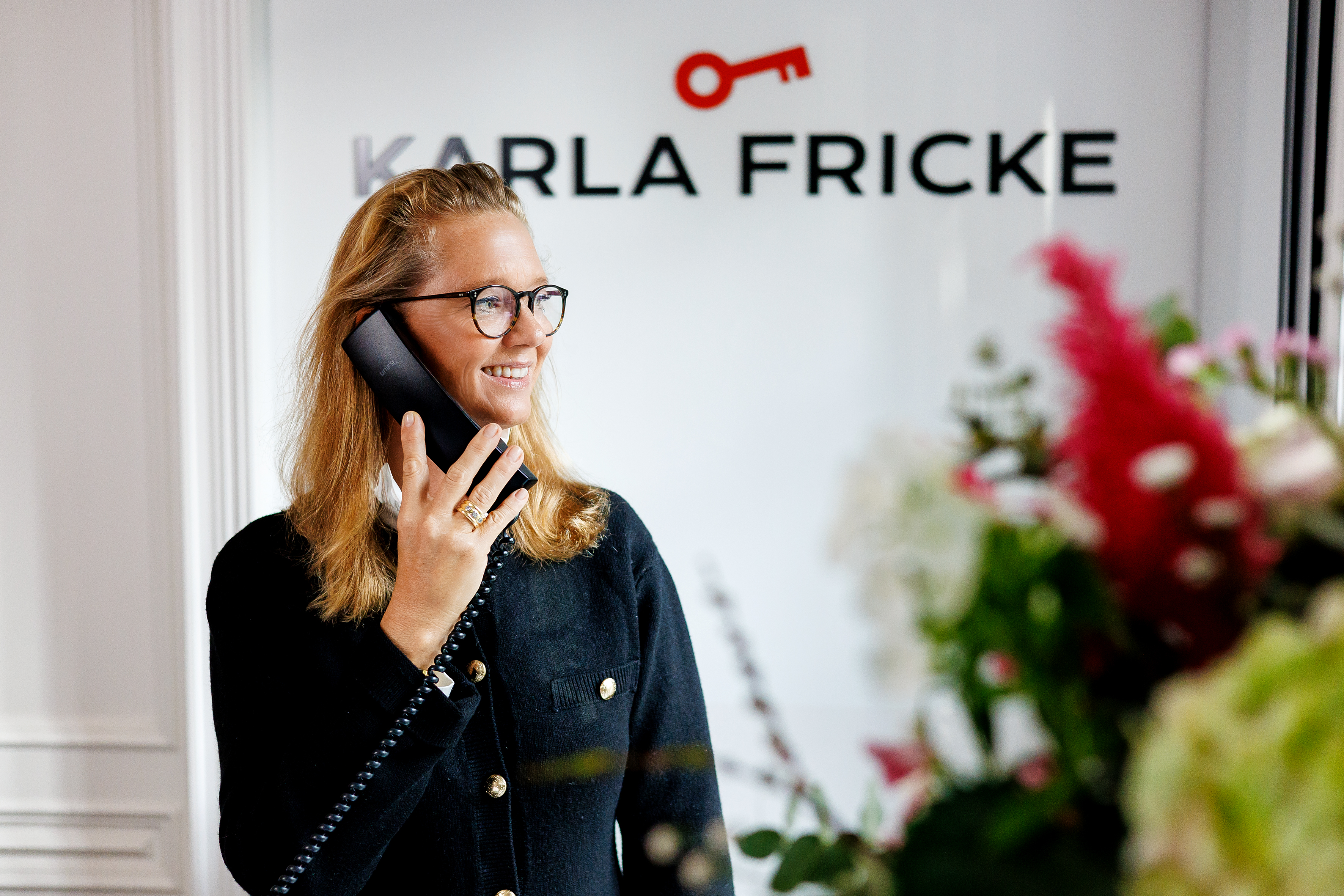 Kim Winter am Empfang